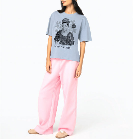 Maya Angelou Classic I Le T-shirt oversize Femme United Souls - Des visages, une lutte, un héritage à porter !
