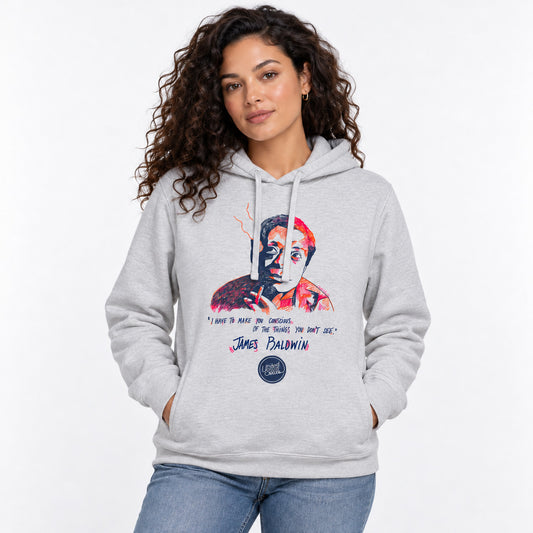 James Baldwin | Sweat à capuche écologique unisexe