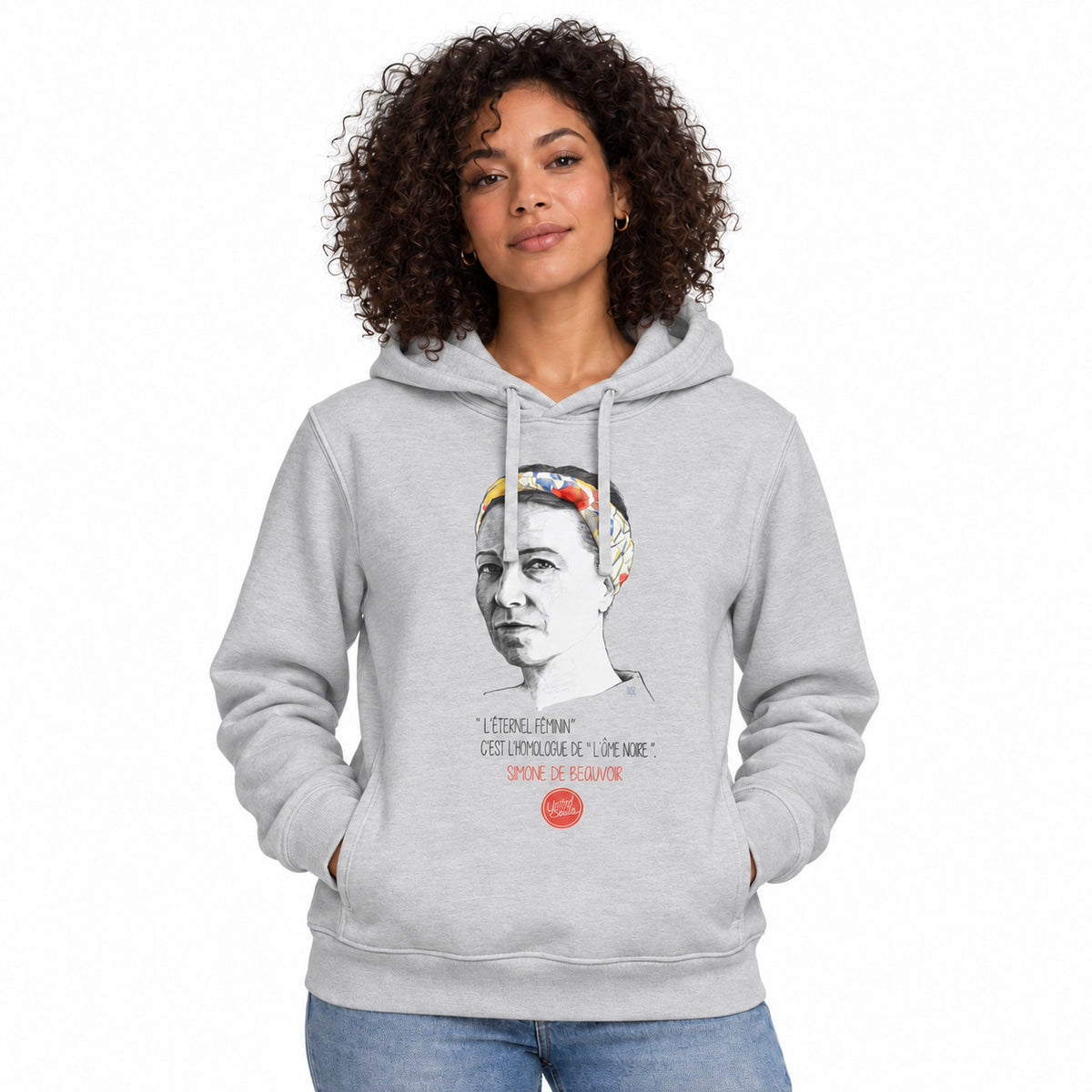 Simone de Beauvoir | Unisex eco-friendly hoodie