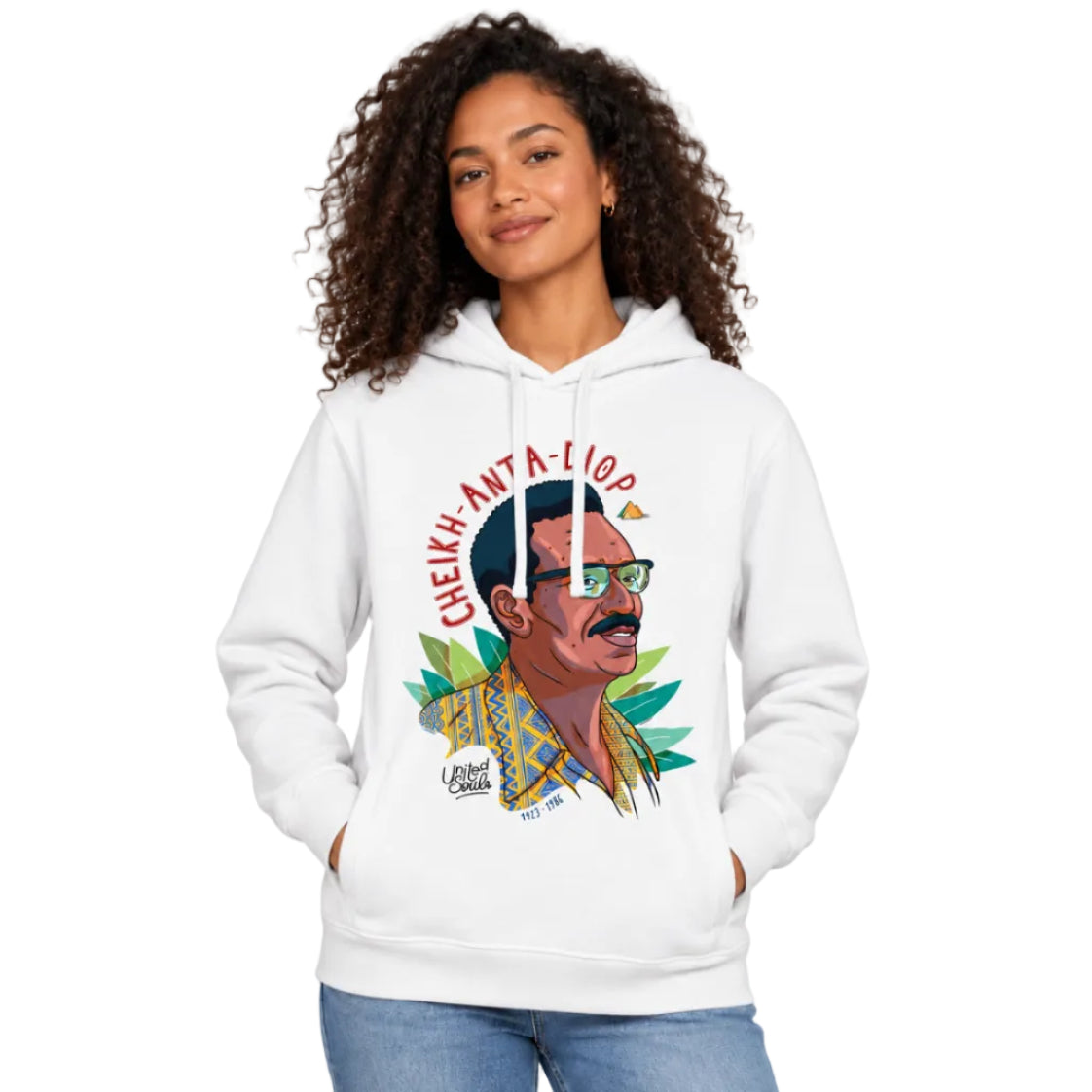 Cheikh Anta Diop | Sweat à capuche écologique unisexe
