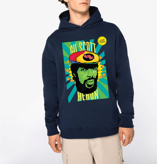 Gil Scott Heron I Le sweat-shirt à capuche oversize unisexe United Souls - Des visages, une lutte, un héritage à porter !
