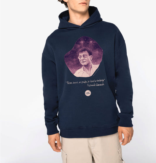 Mahmoud Darwich I Le sweat-shirt à capuche oversize unisexe United Souls - Des visages, une lutte, un héritage à porter !