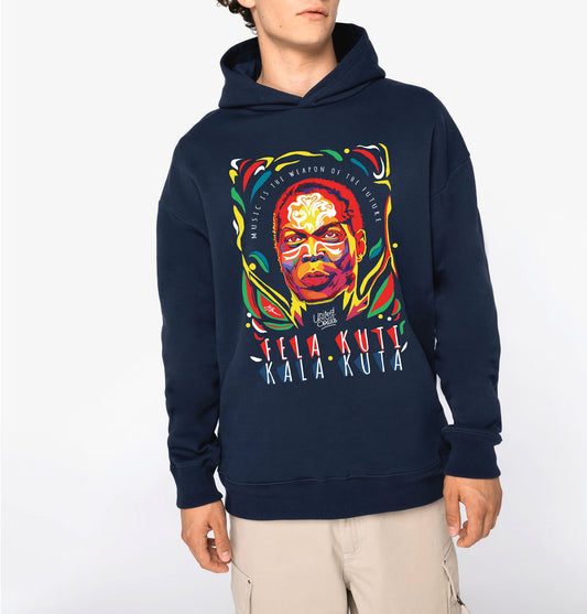 Fela Kuti I Le sweat-shirt à capuche oversize unisexe United Souls - Des visages, une lutte, un héritage à porter !