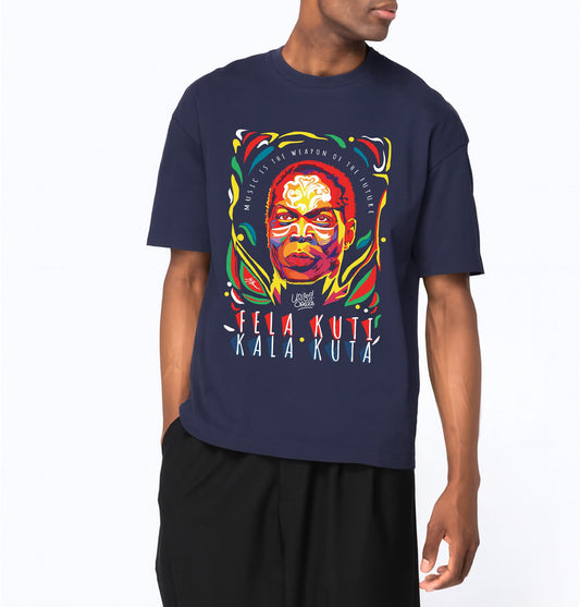 Fela Kuti I Le T-shirt oversize Homme United Souls - Des visages, une lutte, un héritage à porter !
