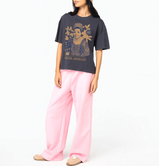 Maya Angelou Color I Le T-shirt oversize Femme United Souls - Des visages, une lutte, un héritage à porter !