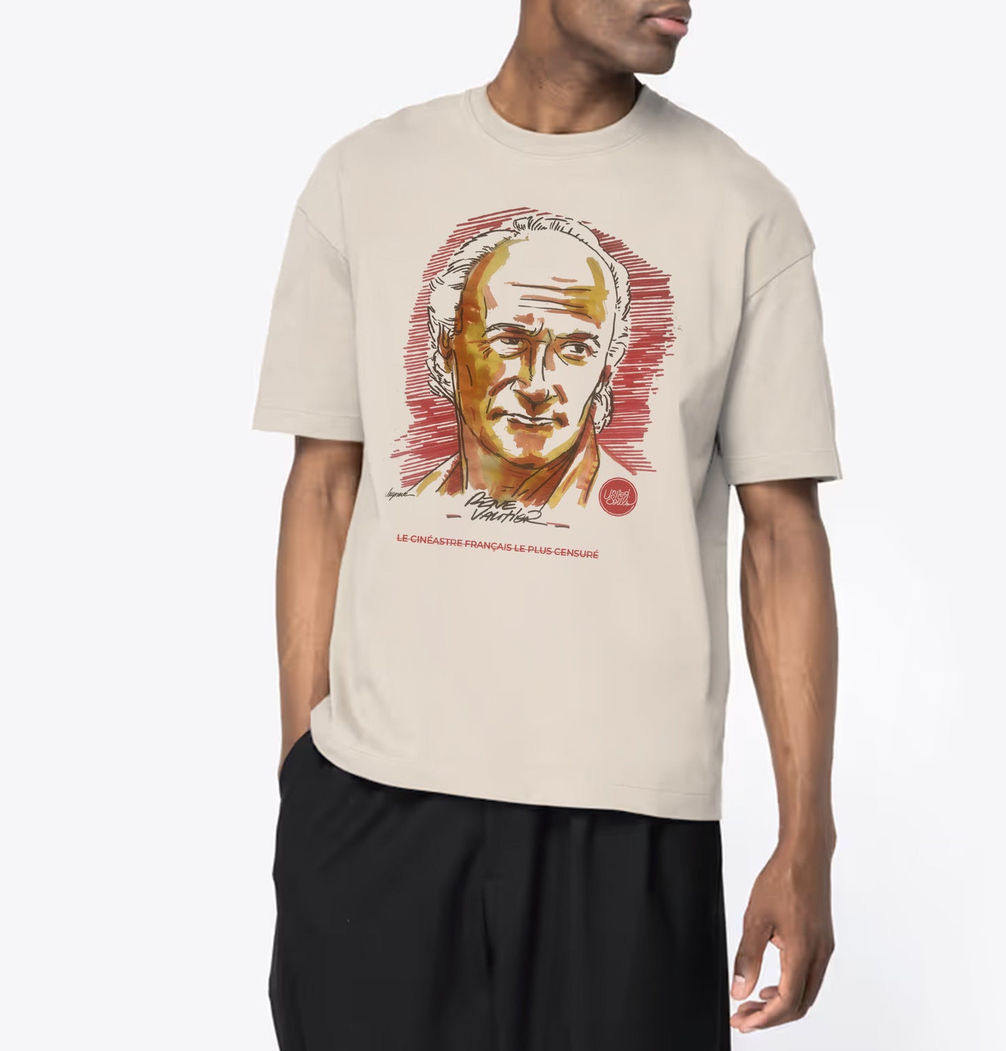 René Vautier I Le T-shirt oversize Homme