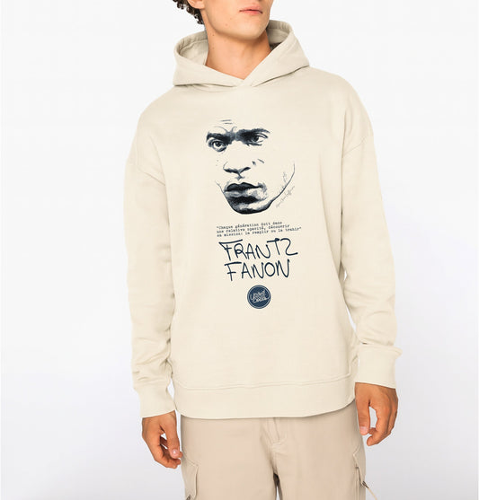 Frantz Fanon I Le sweat-shirt à capuche oversize unisexe United Souls - Des visages, une lutte, un héritage à porter !