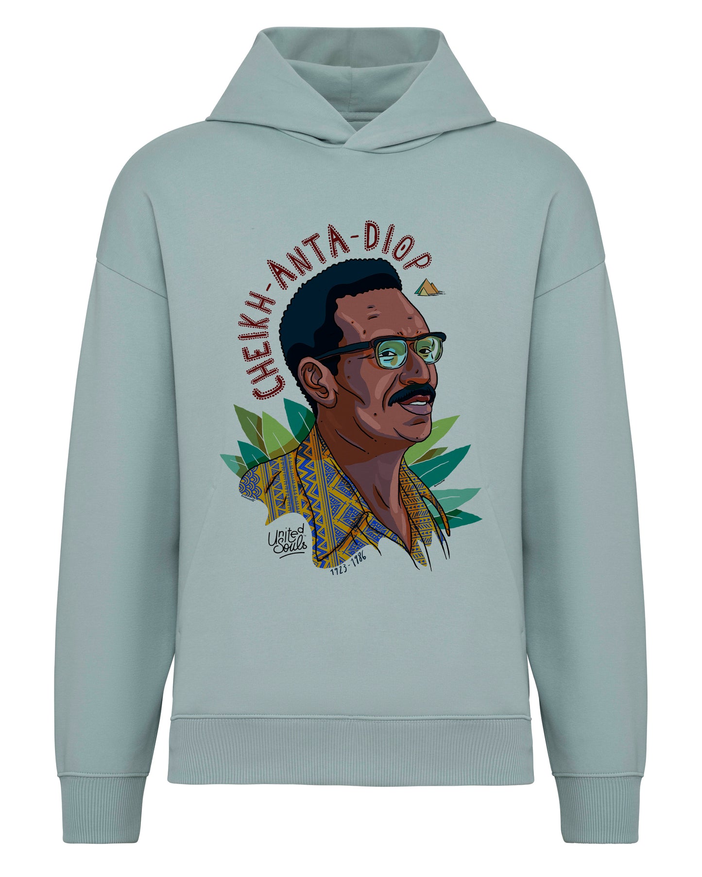 Cheikh Anta Diop I Der Unisex-Kapuzenpullover in Übergröße