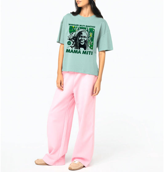 Wangari Muta Maathai I Le T-shirt oversize Femme United Souls - Des visages, une lutte, un héritage à porter !