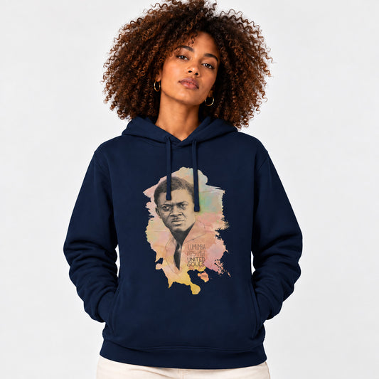 Lumumba Color | Sweat à capuche écologique unisexe