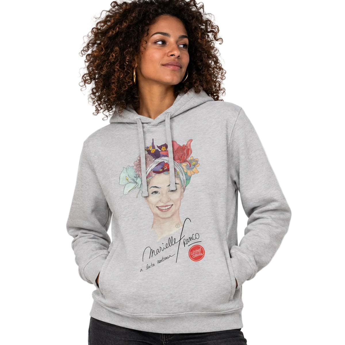 Marielle Franco | Sweat à capuche écologique unisexe