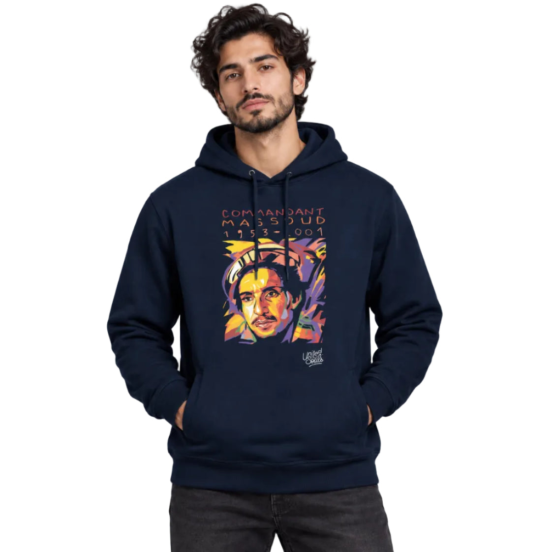 Ahmad Shah Massoud | Sweat à capuche écologique unisexe