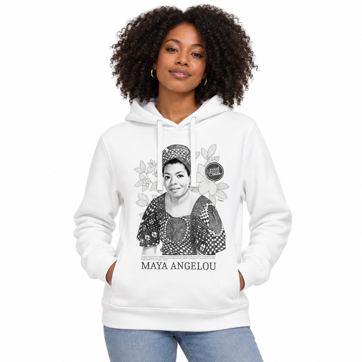 Maya Angelou Natur | Ökologischer Unisex-Kapuzenpullover