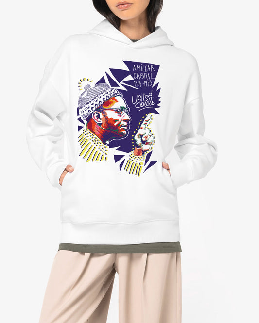 Amilcar Cabral I Le sweat-shirt à capuche oversize unisexe United Souls - Des visages, une lutte, un héritage à porter !