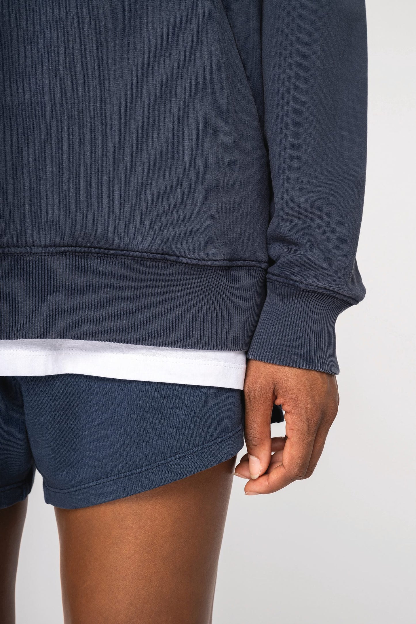 United Souls | Sweat-shirt à col rond délavé oversize unisexe