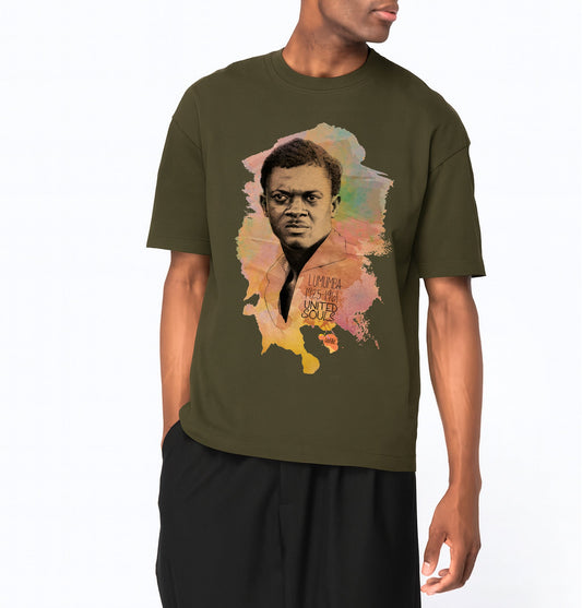 Lumumba Color I Le T-shirt oversize Homme United Souls - Des visages, une lutte, un héritage à porter !
