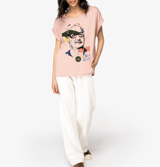 Salvador Allende I Le t-shirt manches à revers femme United Souls - Des visages, une lutte, un héritage à porter !