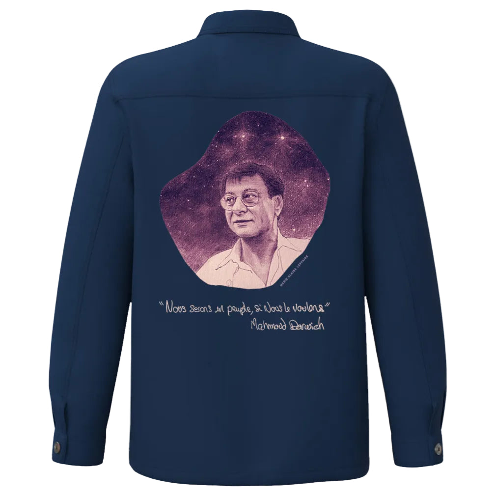 Mahmoud Darwich I La veste worker délavée United Souls - Des visages, une lutte, un héritage à porter !