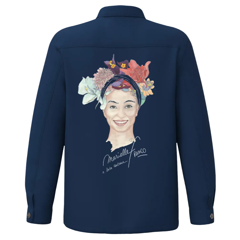Marielle Franco I La veste worker délavée United Souls - Des visages, une lutte, un héritage à porter !