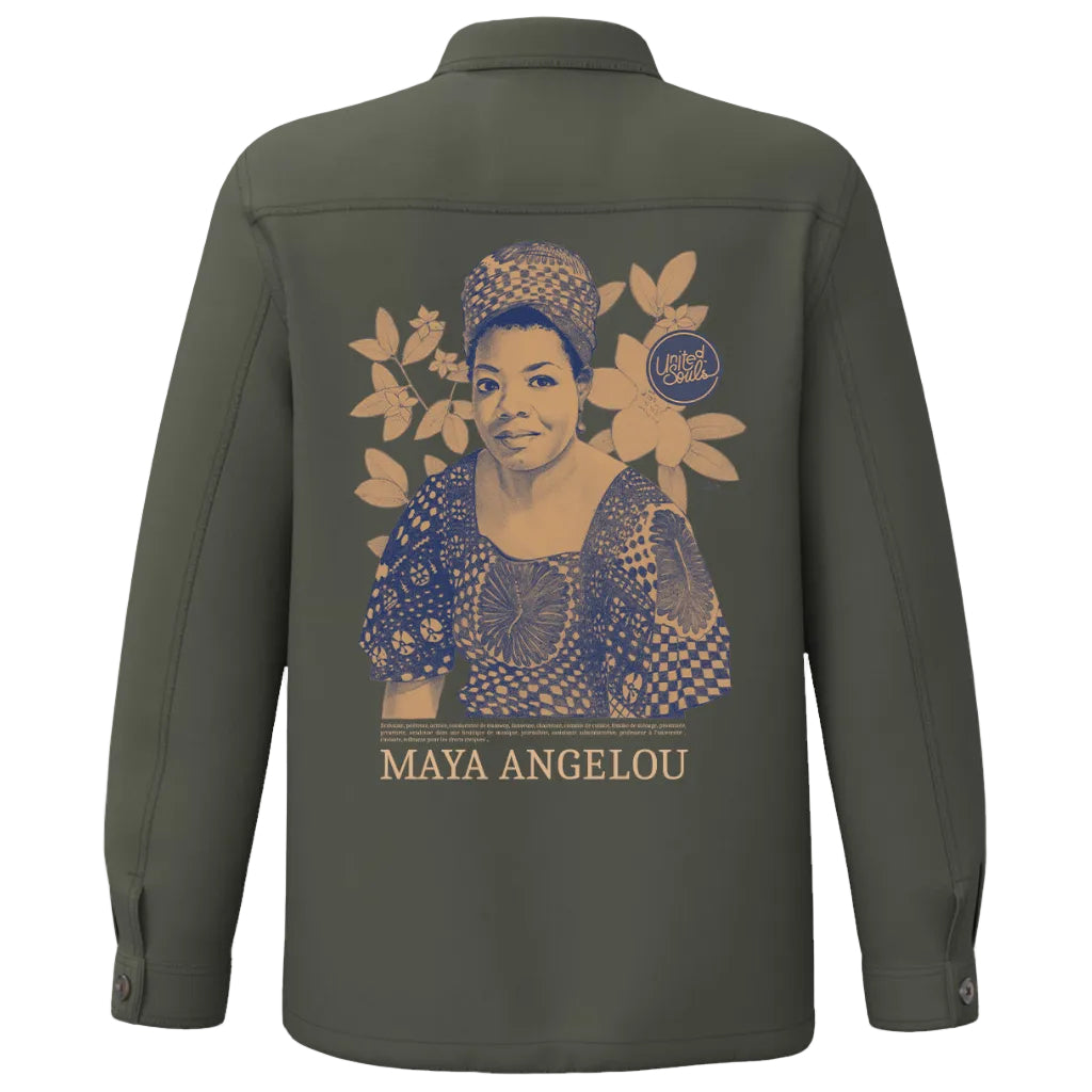 Maya Angelou I La veste worker délavée United Souls - Des visages, une lutte, un héritage à porter !