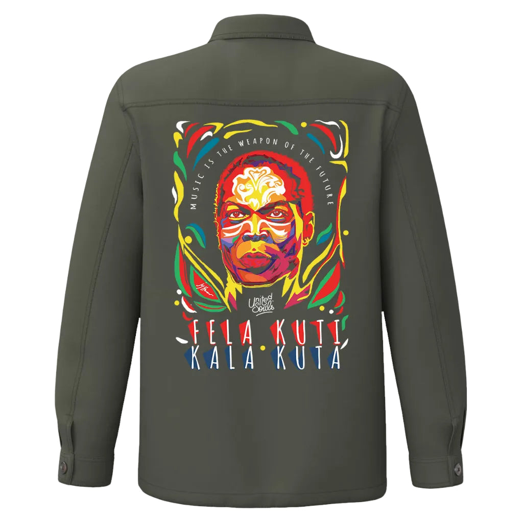 Fela Kuti I La veste worker délavée United Souls - Des visages, une lutte, un héritage à porter !
