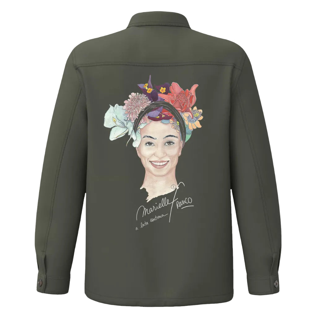 Marielle Franco I La veste worker délavée United Souls - Des visages, une lutte, un héritage à porter !