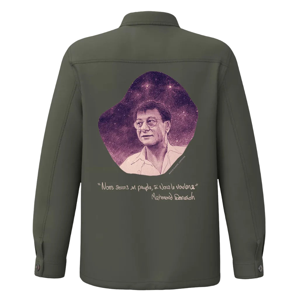 Mahmoud Darwich I La veste worker délavée United Souls - Des visages, une lutte, un héritage à porter !