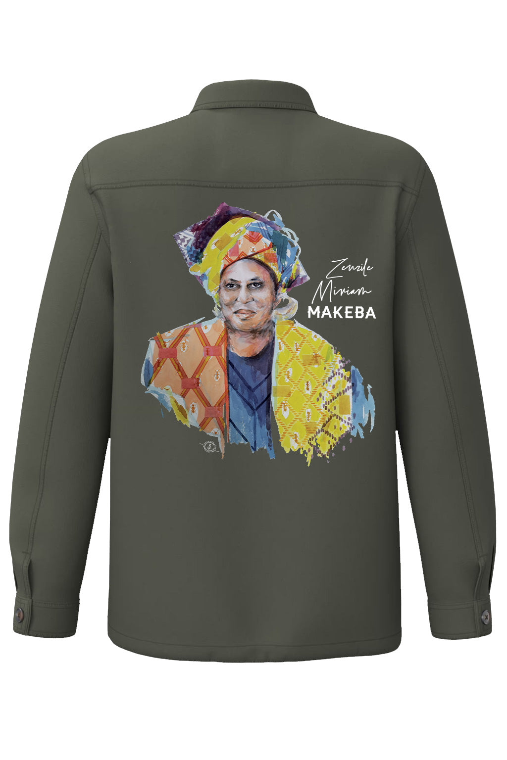 Miriam Makeba I La veste worker délavée United Souls - Des visages, une lutte, un héritage à porter !