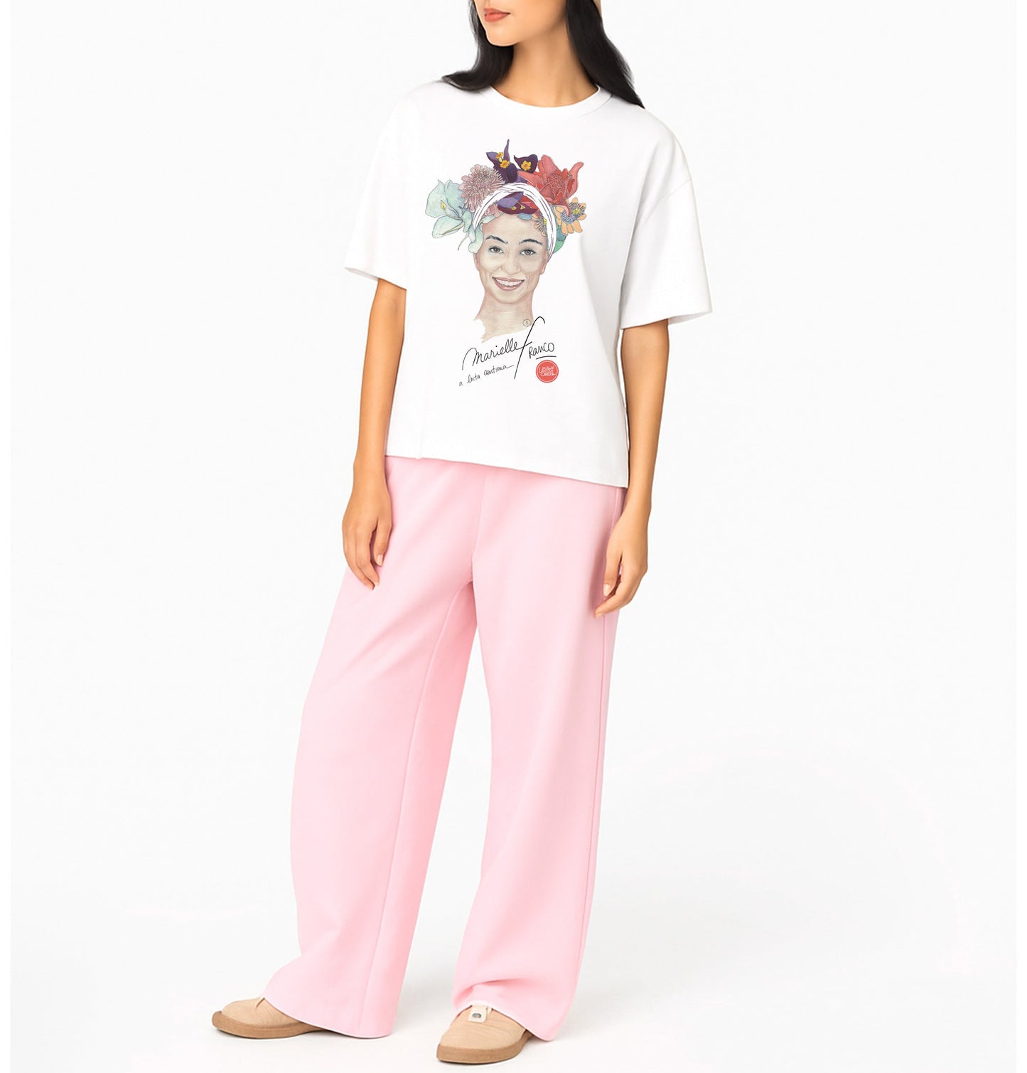 Marielle Franco I Le T-shirt oversize Femme United Souls - Des visages, une lutte, un héritage à porter !