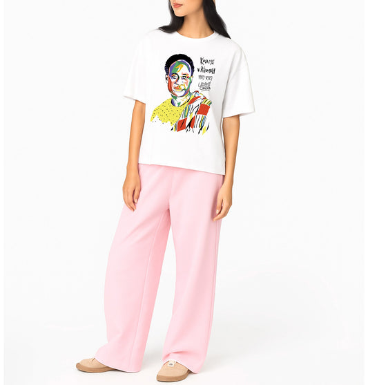 Kwame Nkrumah I Le T-shirt oversize Femme United Souls - Des visages, une lutte, un héritage à porter !
