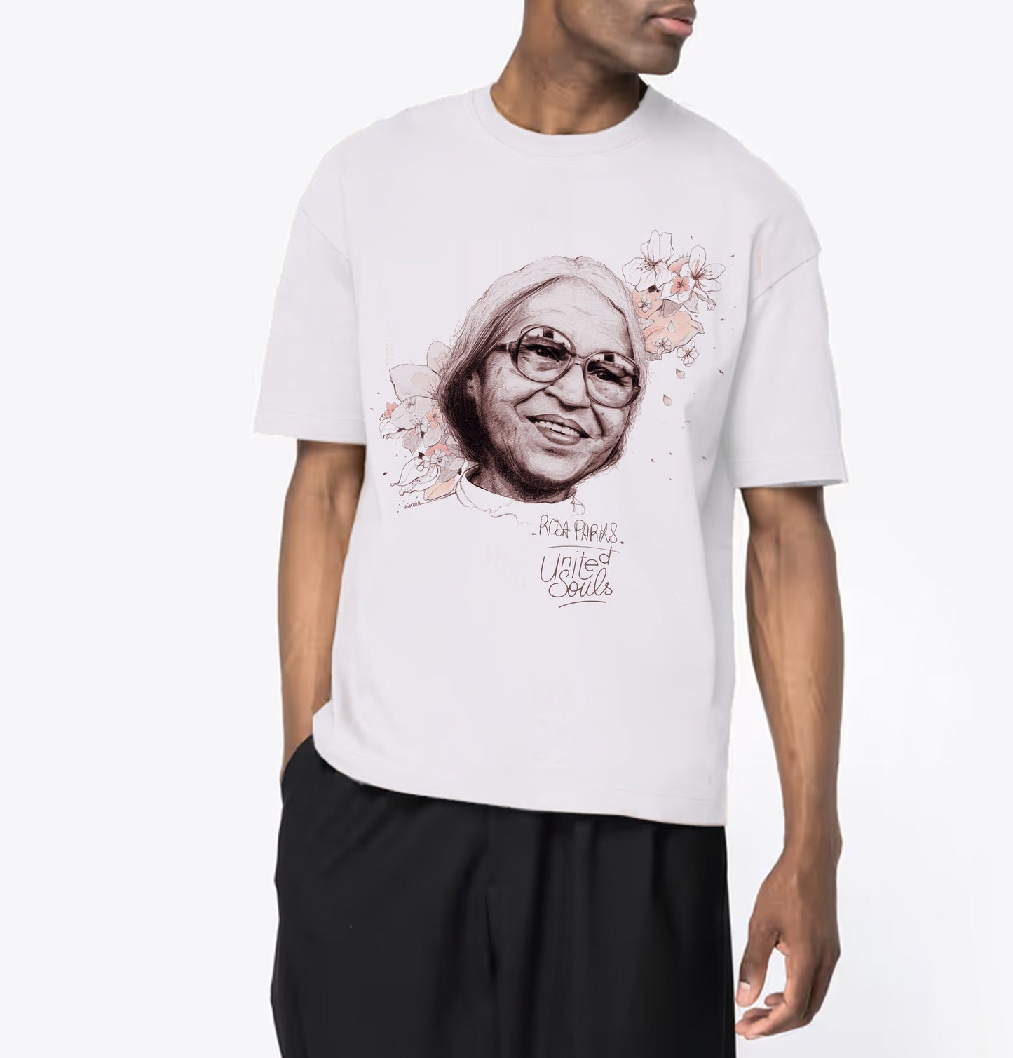 Rosa Parks I Le T-shirt oversize Homme United Souls - Des visages, une lutte, un héritage à porter !