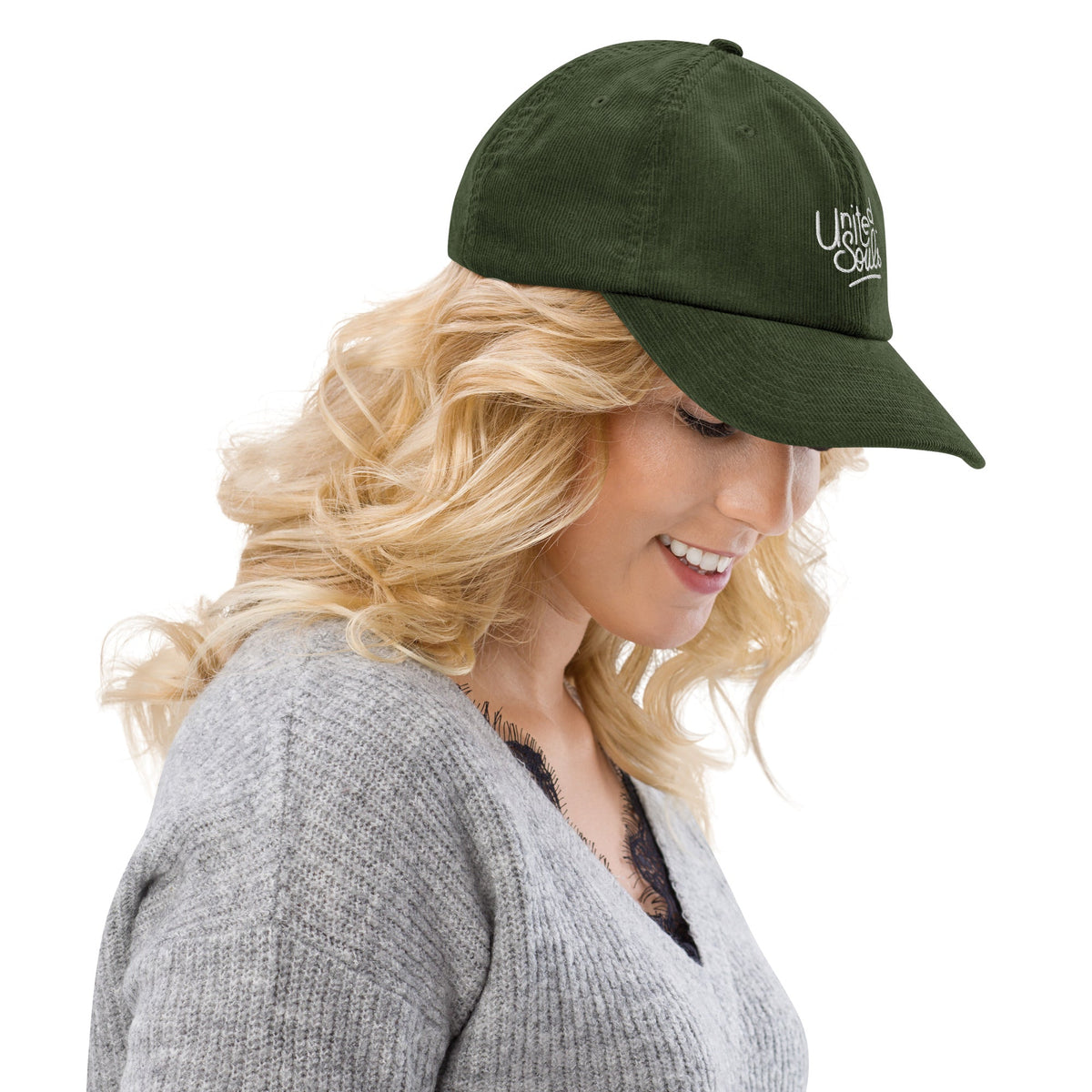 Casquette en velours côtelé - United Souls United Souls - Des visages, une lutte, un héritage à porter !