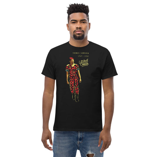 Thomas Sankara I Le t-shirt essentiel unisexe 100% coton United Souls - Des visages, une lutte, un héritage à porter !