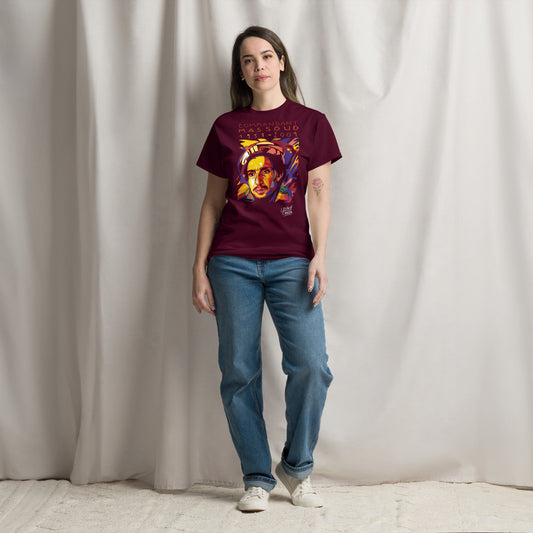 Ahmad Shah Massoud I Le t-shirt essentiel unisexe 100% coton United Souls - Des visages, une lutte, un héritage à porter !