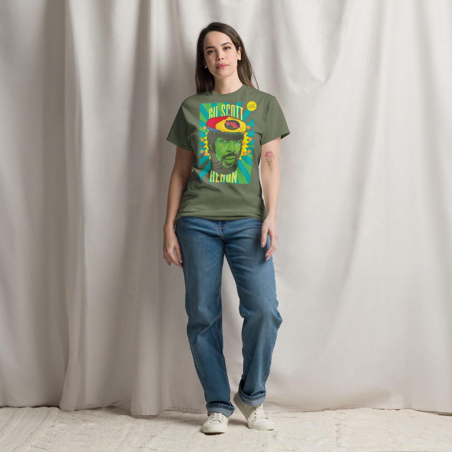 Gil Scott-Heron I Le t-shirt essentiel unisexe 100% coton United Souls - Des visages, une lutte, un héritage à porter !
