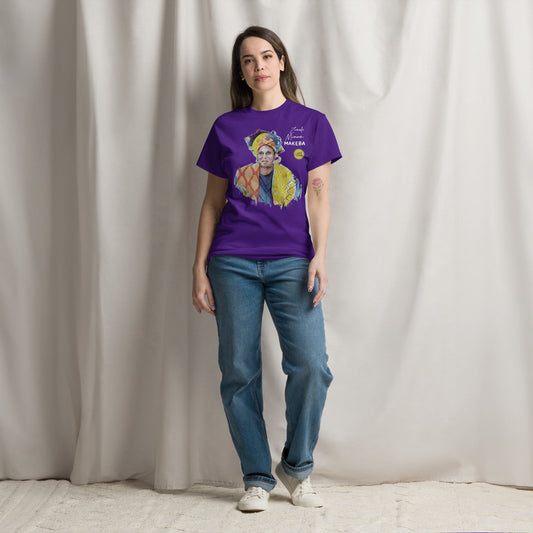 Miriam Makeba I Le t-shirt essentiel unisexe 100% coton United Souls - Des visages, une lutte, un héritage à porter !
