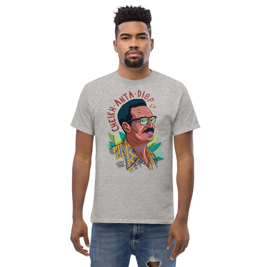 Cheikh Anta Diop I Le t-shirt essentiel unisexe 100% coton United Souls - Des visages, une lutte, un héritage à porter !