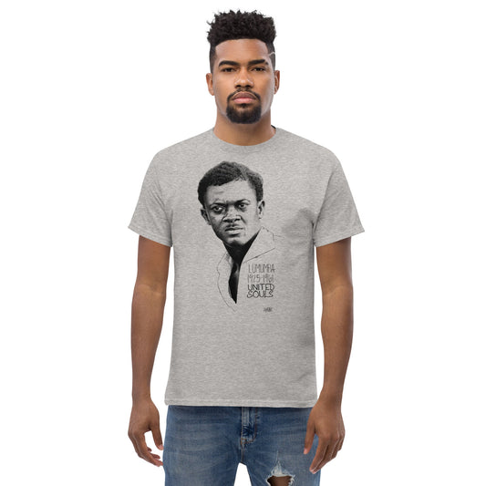 Lumumba Color I Le t-shirt essentiel unisexe 100% coton United Souls - Des visages, une lutte, un héritage à porter !