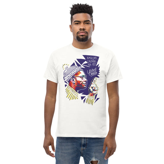 Amílcar Cabral I Le t-shirt essentiel unisexe 100% coton United Souls - Des visages, une lutte, un héritage à porter !