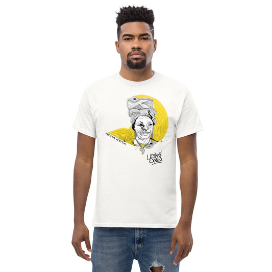 Aoua Keïta I Le t-shirt essentiel unisexe 100% coton United Souls - Des visages, une lutte, un héritage à porter !