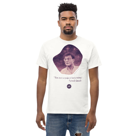 Mahmoud Darwich I Le t-shirt essentiel unisexe 100% coton United Souls - Des visages, une lutte, un héritage à porter !