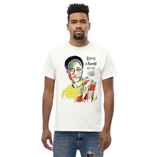 Kwame Nkrumah I Le t-shirt essentiel unisexe 100% coton United Souls - Des visages, une lutte, un héritage à porter !