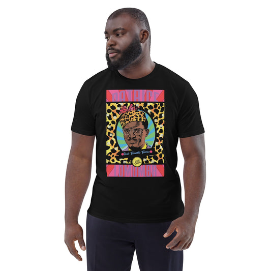Lumumba Pop Art I Le t-shirt unisexe en coton biologique United Souls - Des visages, une lutte, un héritage à porter !