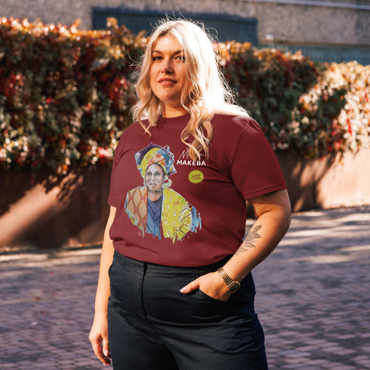 Miriam Makeba I Le t-shirt unisexe en coton biologique United Souls - Des visages, une lutte, un héritage à porter !