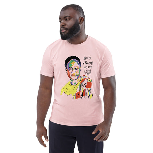 Kwame Nkrumah I Le t-shirt unisexe en coton biologique United Souls - Des visages, une lutte, un héritage à porter !