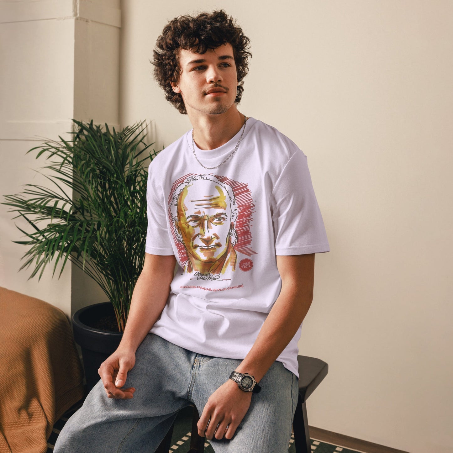 René Vautier I Le t-shirt unisexe en coton biologique United Souls - Des visages, une lutte, un héritage à porter !