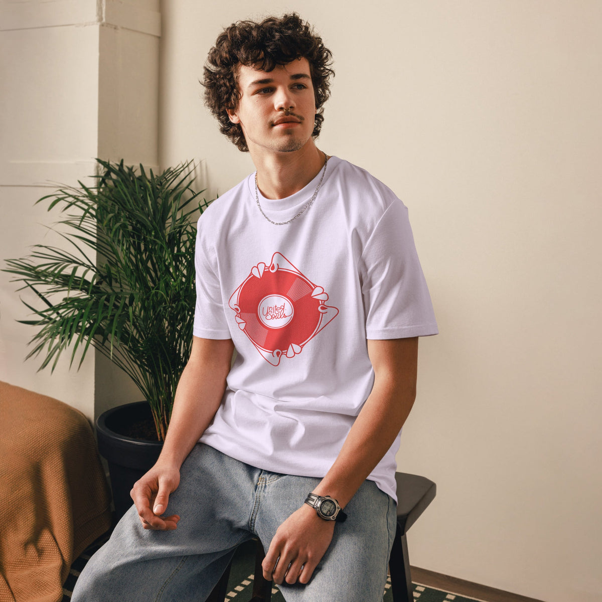 Vinyl Diggers I Le T-shirt Essentiel Bio United Souls - Des visages, une lutte, un héritage à porter !