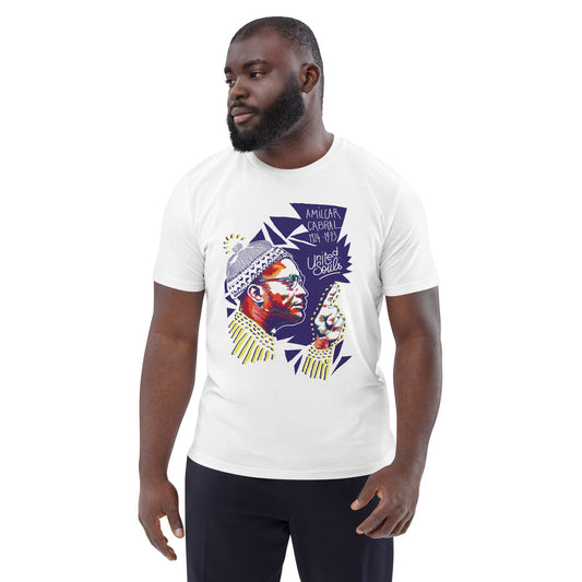 Amílcar Cabral I Le t-shirt unisexe en coton biologique United Souls - Des visages, une lutte, un héritage à porter !