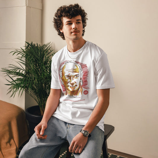 René Vautier I Le t-shirt unisexe en coton biologique United Souls - Des visages, une lutte, un héritage à porter !