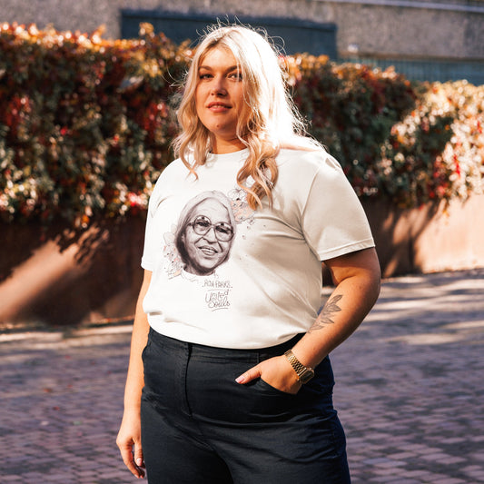 Rosa Parks I Le t-shirt unisexe en coton biologique United Souls - Des visages, une lutte, un héritage à porter !